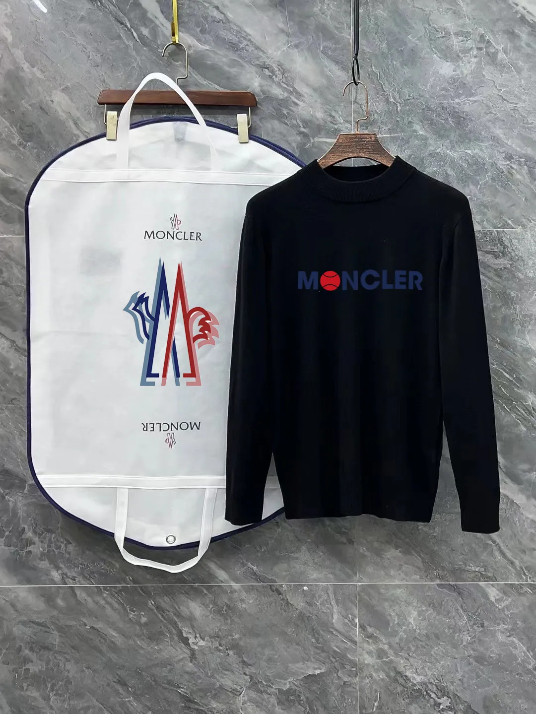 Moncler 3 Same Style LOGO Premium Series Premium Factory Quality 、 、 ： Black White Sizes：M L XL 2XL 3XL